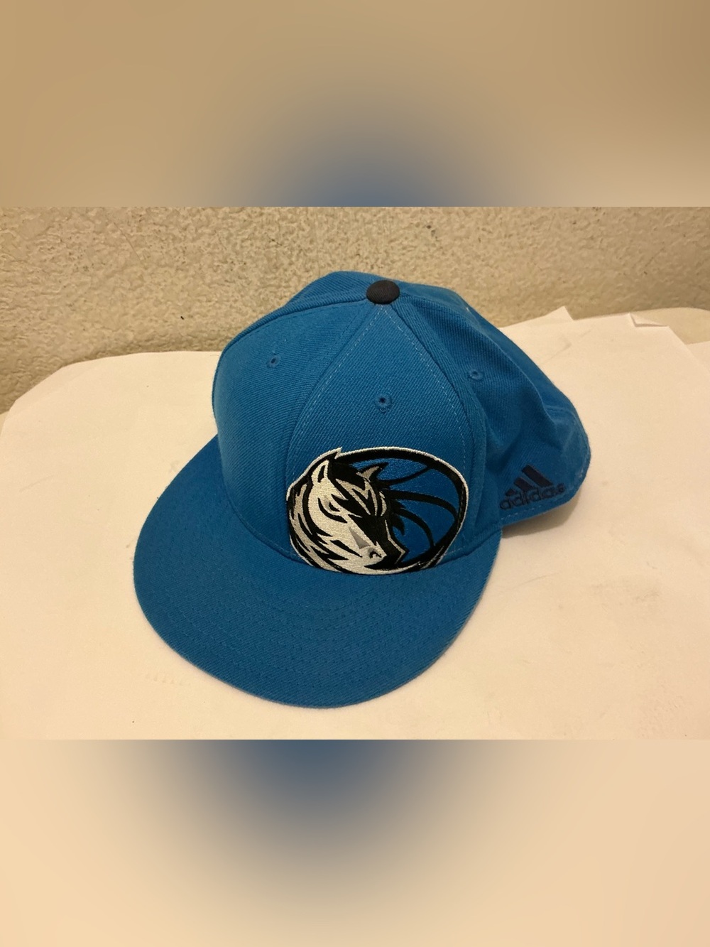 Dallas Mavericks Hat Adidas  7 1/2 Texas Fitted Cap Flexfit